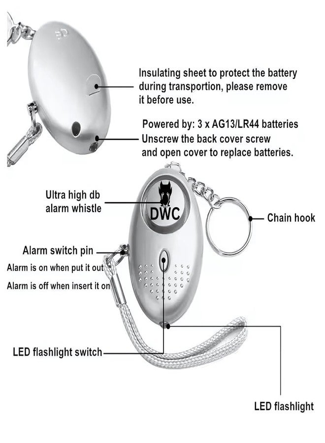 Devil Will Cry Defence Emergency Alarm in Keychain for Women Safety | Security Personal Protection Devices for Women, Girls, Kids & Elderly | SOS Alarm - Image 3